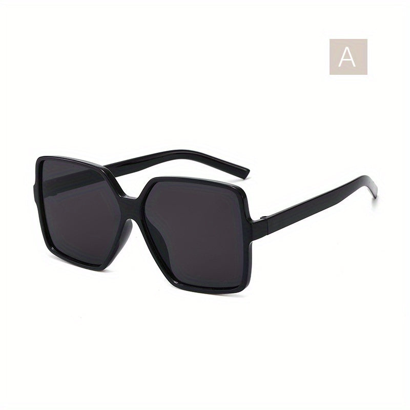 Oversized Square Sunglasses UV400 Gradient Glasses for Women Men