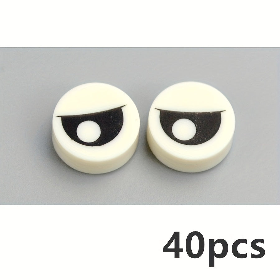 Circular Eyelash Pattern Building Blocks Creative MOC Toys