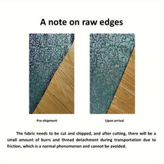 1pc Antique Silk Brocade DIY Fabric Clothing Skirt Home Curtain Decoration