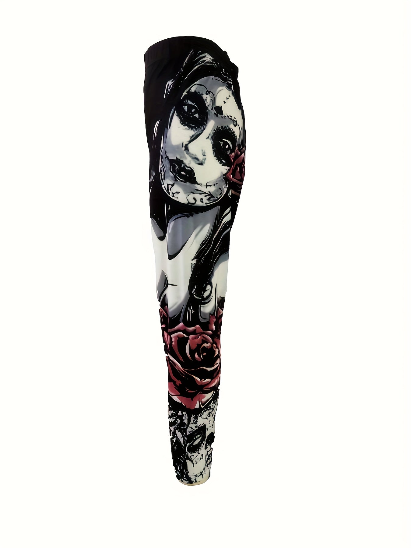 Goth Leggings High Rise Skinny Leggings
