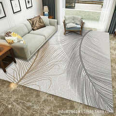 Modern 5'X7' Area Rug with TPR Anti-slip Backing