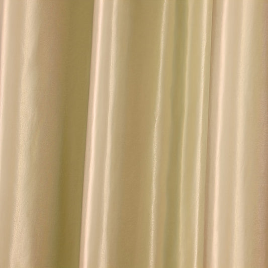 Panel Glossy Solid Curtains Translucent Half Blackout Curtains