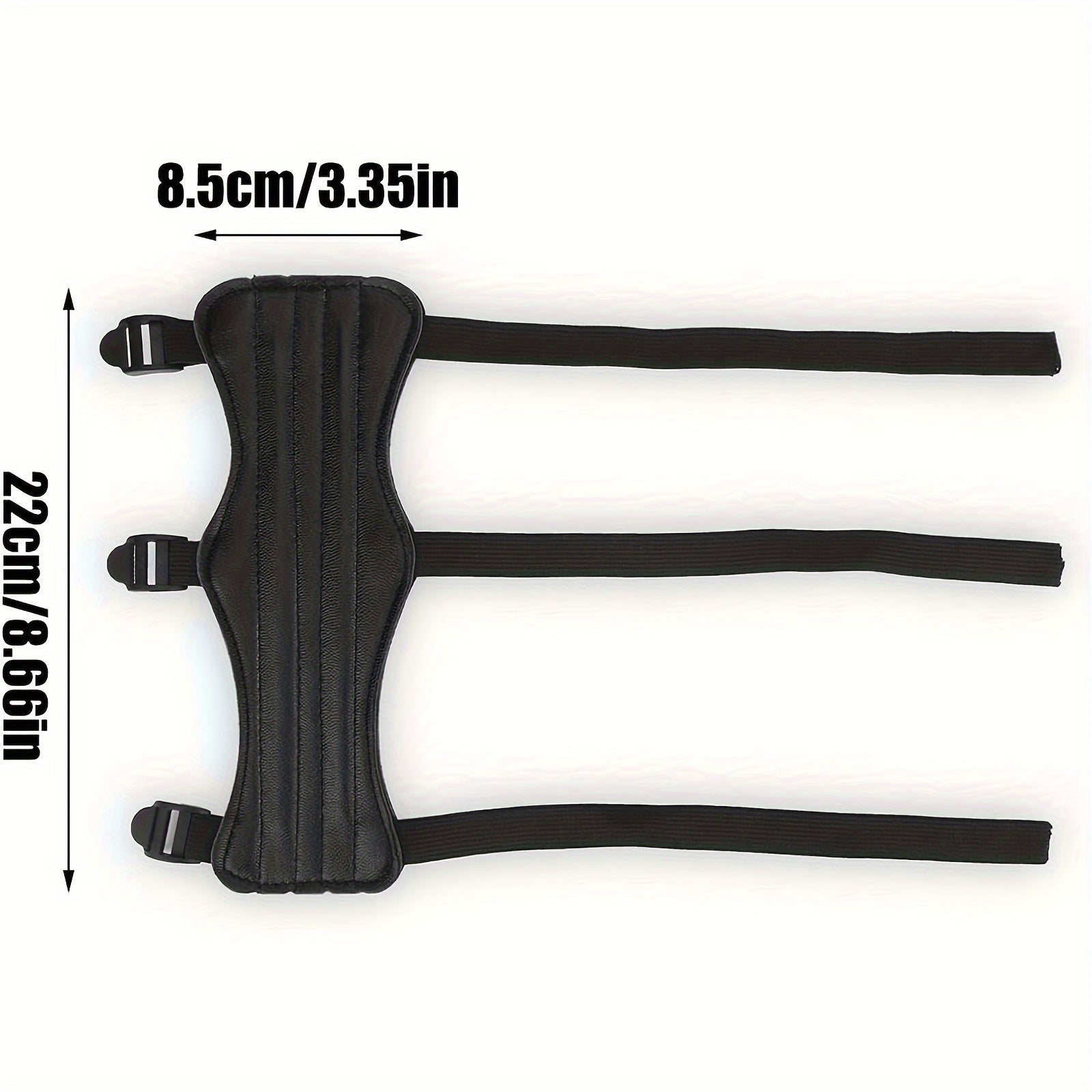 Thickened Arm Guard PU Archery Arm Strap for Traditional Bow Long Bow