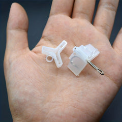 10pcs Fishing Treble Hooks Covers Set 5 Sizes Safety Protector Case Caps