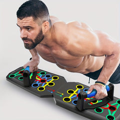 1pc Folding Push up Board Muscle Exercise Equipment