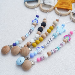2pcs Soother Teething Toy For Baby 6-12 Months BPA & Edible Silicon