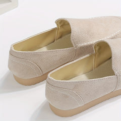 Women's Comfy Flat Loafers Slip On Low Top Shoes