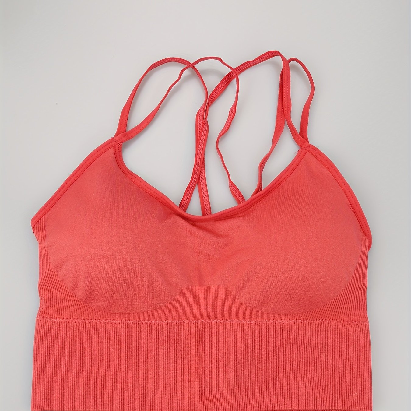 Cross Back Wireless Sports Bra Comfortable Stretchy Intimates