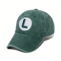 LMW Embroidery Baseball Cap Distressed Dad Hat Lightweight Sun Hats