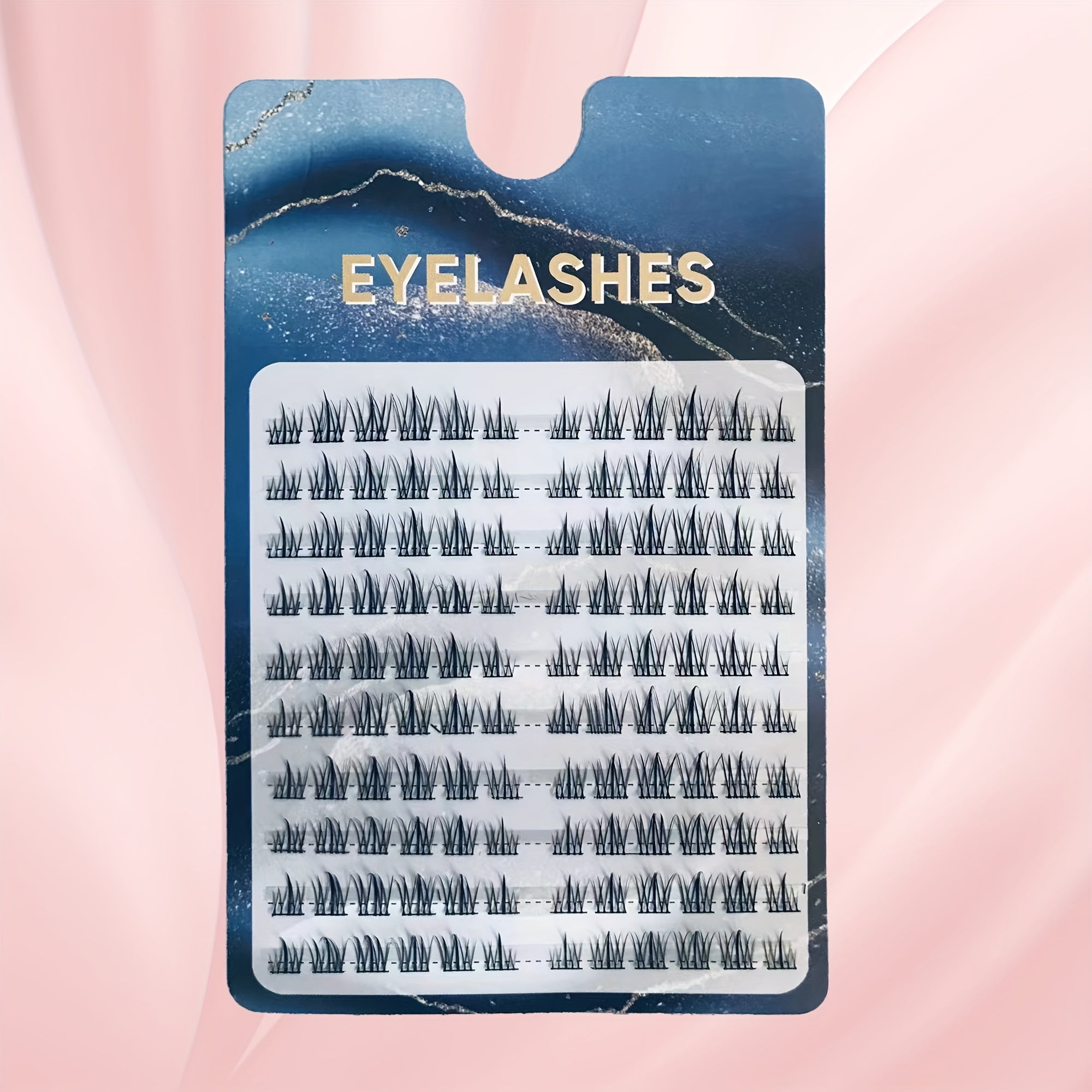 DIY Cluster False Eyelashes 8 16mm Natural 3D Faux Mink Non Irritating
