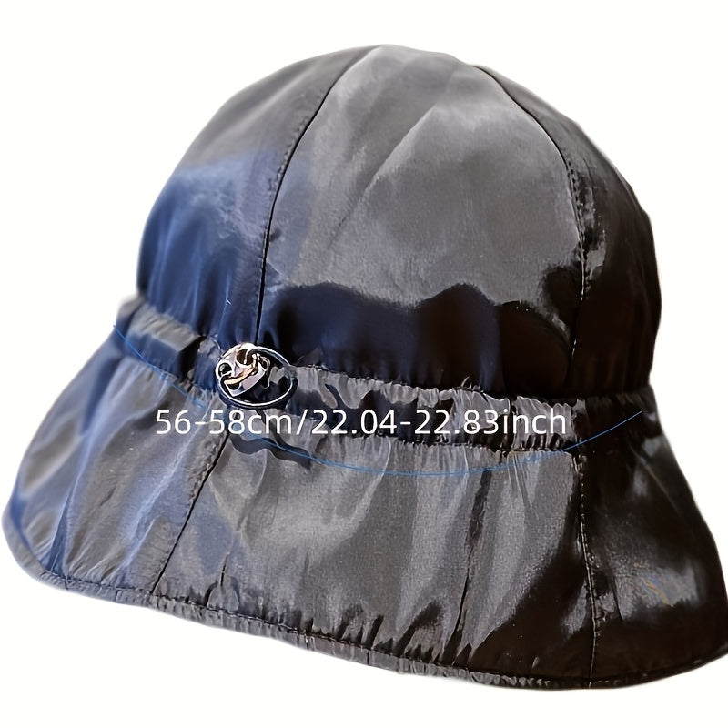 Quick Dry Drawstring Bucket Hat UV Protection Sun Hats For Women