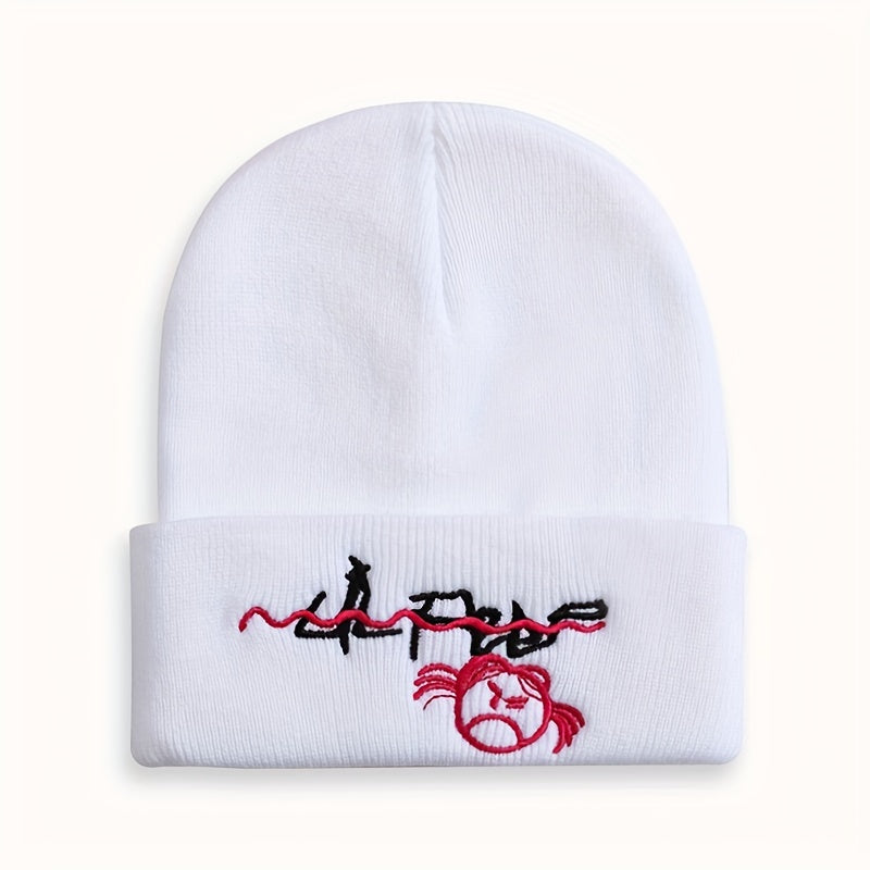 Men's Embroidered Beanie Hat