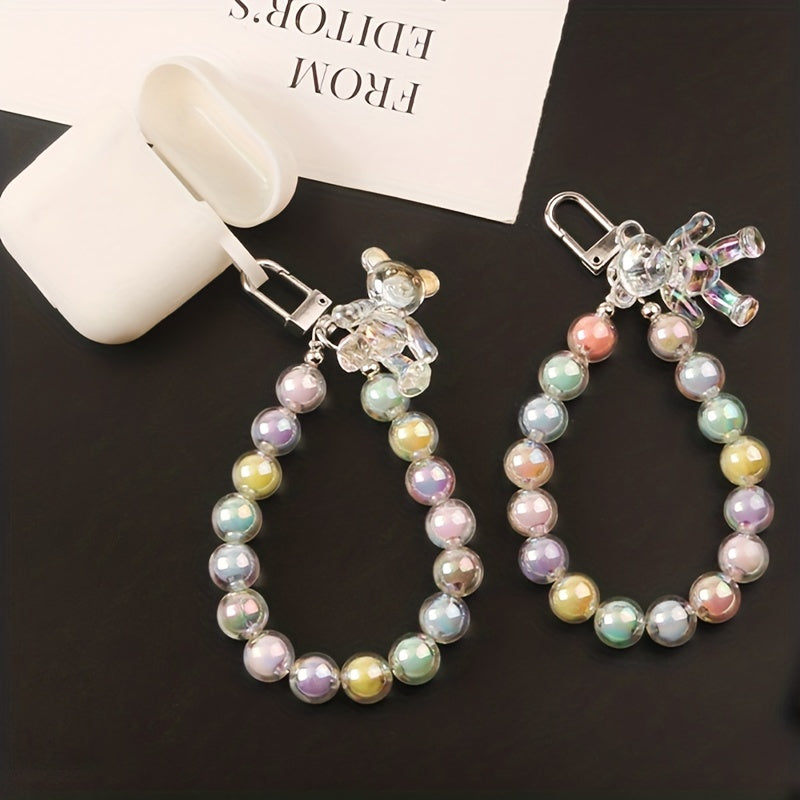 Colorful Bear Key Chain Phone Chain For Girls