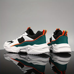 Men's Breathable Chunky Sneakers for Jogging Gym
