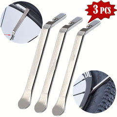 3pcs Bike Tire Lever Tyre Spoon Iron Changing Tool