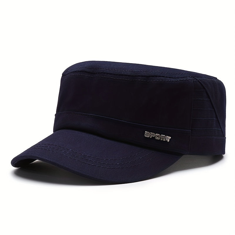 Mesh Military Hat Adjustable Baseball Cap Summer Cotton for Men Women