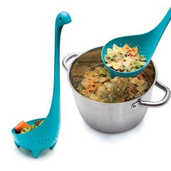Dinosaur Tea Strainer Water Monster Spoon Colander Long Handled Kitchen Spoon