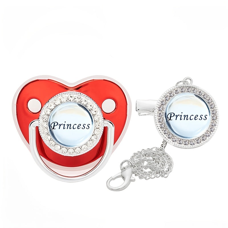 Baby Bright Princess Drill Pacifier Weaning Artifact