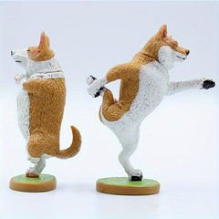 6pcs Sports Dog Resin Statue Ornaments for Home Office Decoration