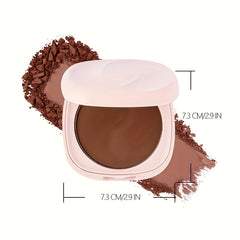 Matte Finish Concealer Compact with Mirror and Puff