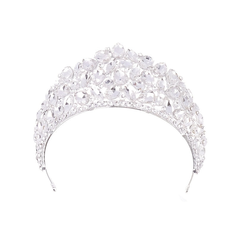 Rhinestone Crown Headband Queen Style Hair Band Hair Accessories