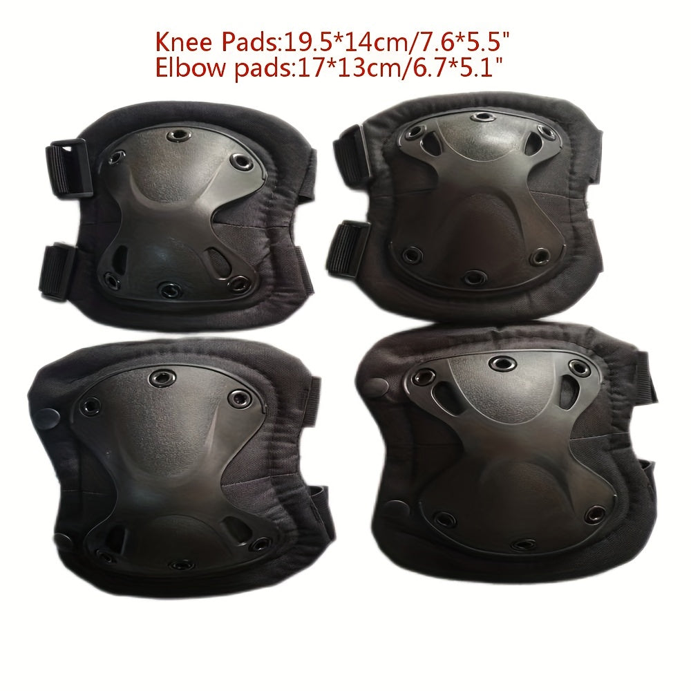 4pcs Knee & Elbow Pads for Outdoor Sports - Joint Protection