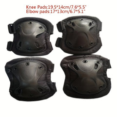 4pcs Knee & Elbow Pads for Outdoor Sports - Joint Protection