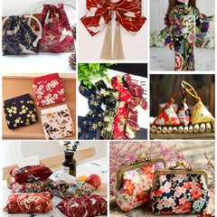 30-50pcs Japanese Quilting Fabric Bundle - DIY Sewing Cotton Quarters