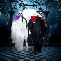 Halloween Skeleton Hanging Ghost Haunted House Props