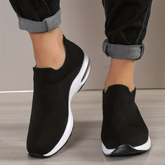 Women's Running Shoes Slip On Air Cushion Breathable Dance Shoes