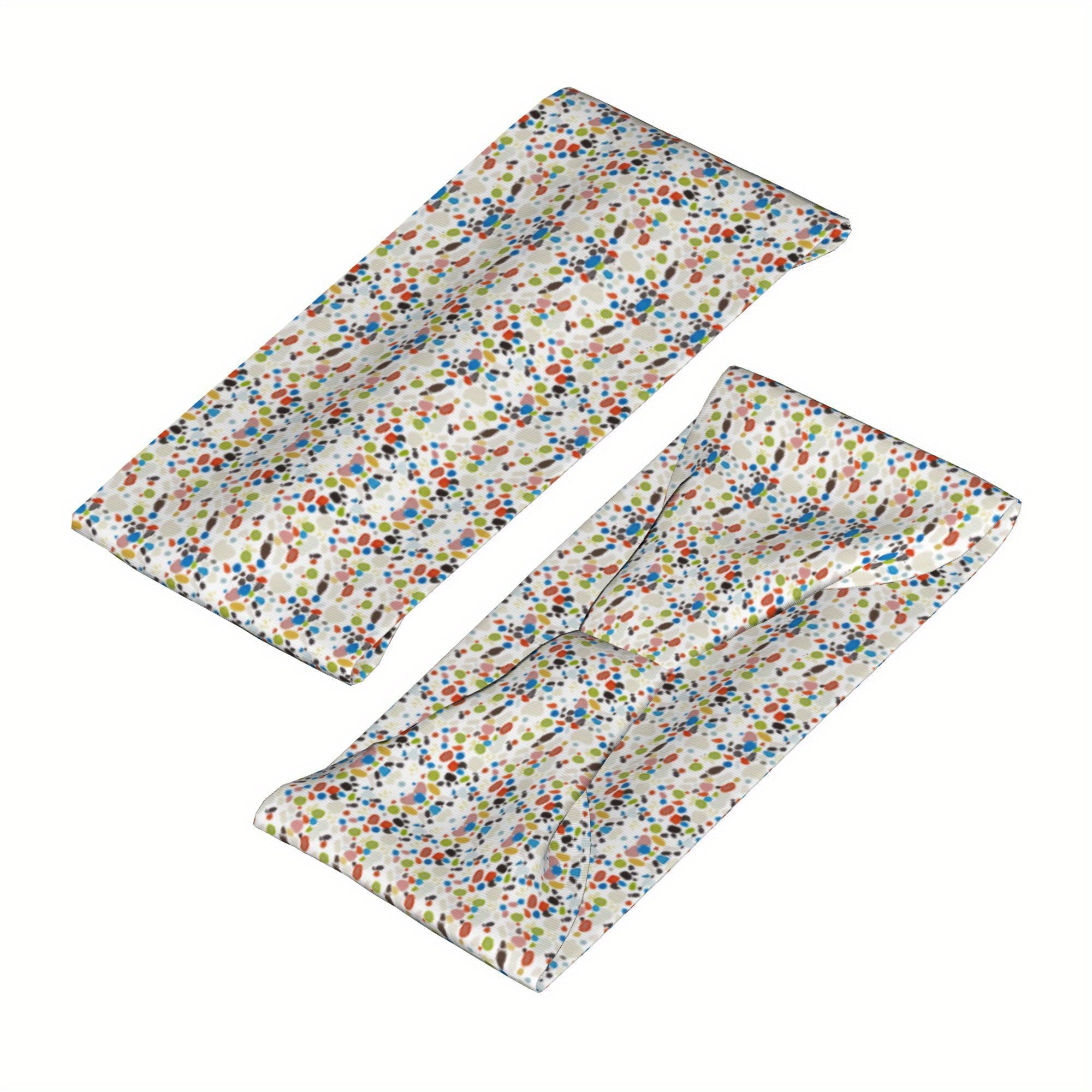 Colorful Polka Dot Headband for Men Soft Fabric Active L