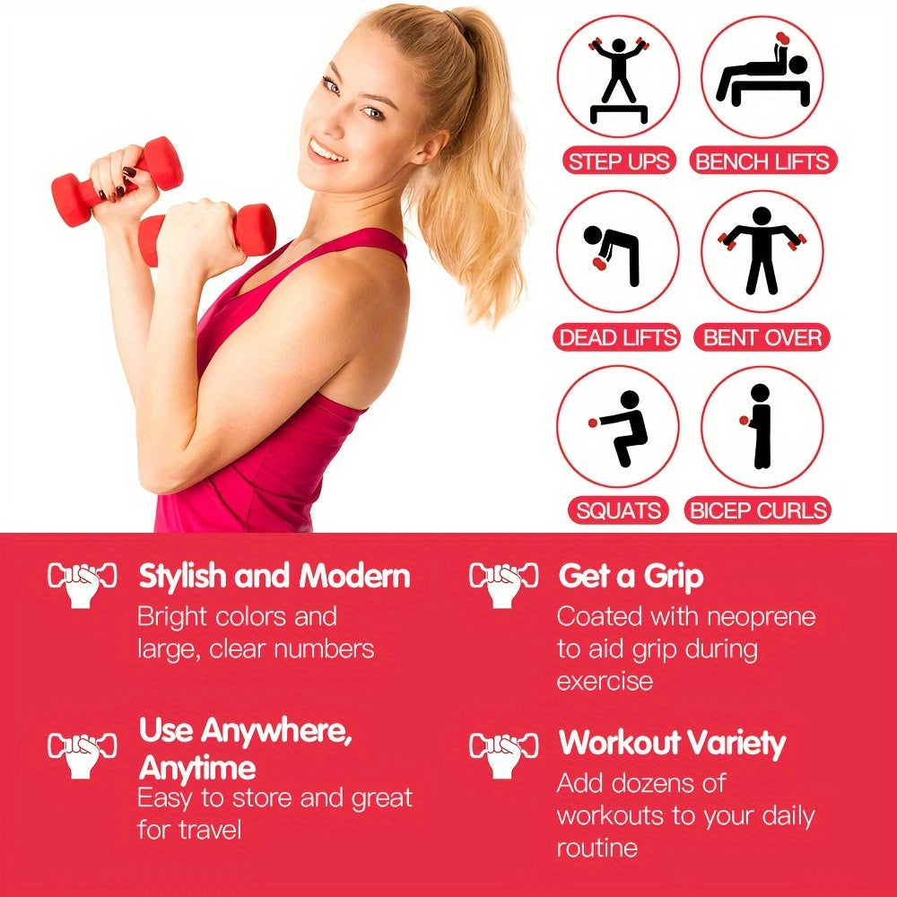 Pair of Dumbbells for Outdoor Strength Training & Muscle Shaping