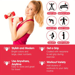 Pair of Dumbbells for Outdoor Strength Training & Muscle Shaping
