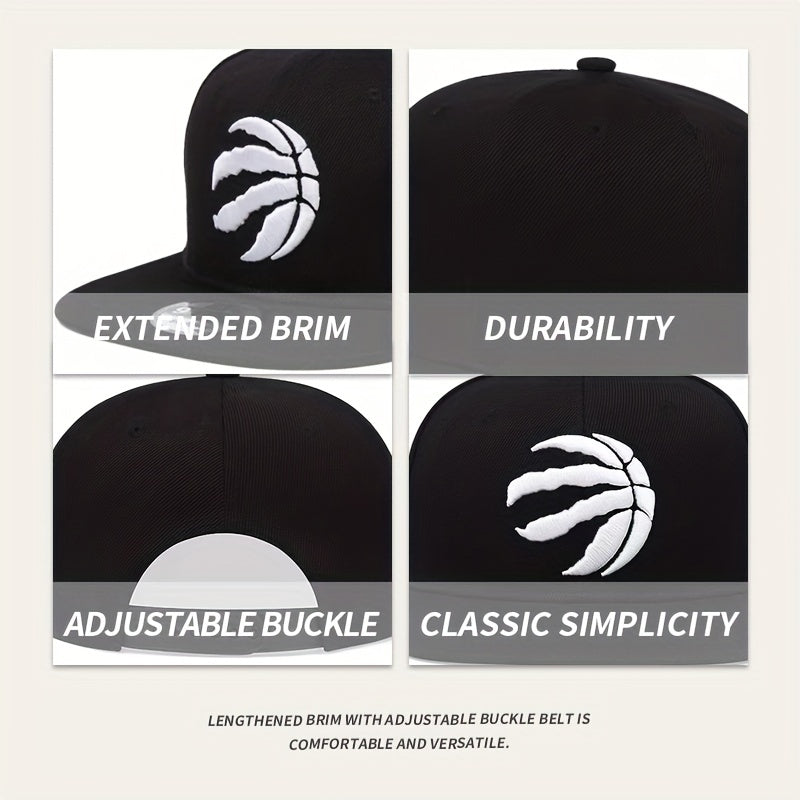 Unisex Breathable Adjustable Baseball Cap with Letter Embroidery