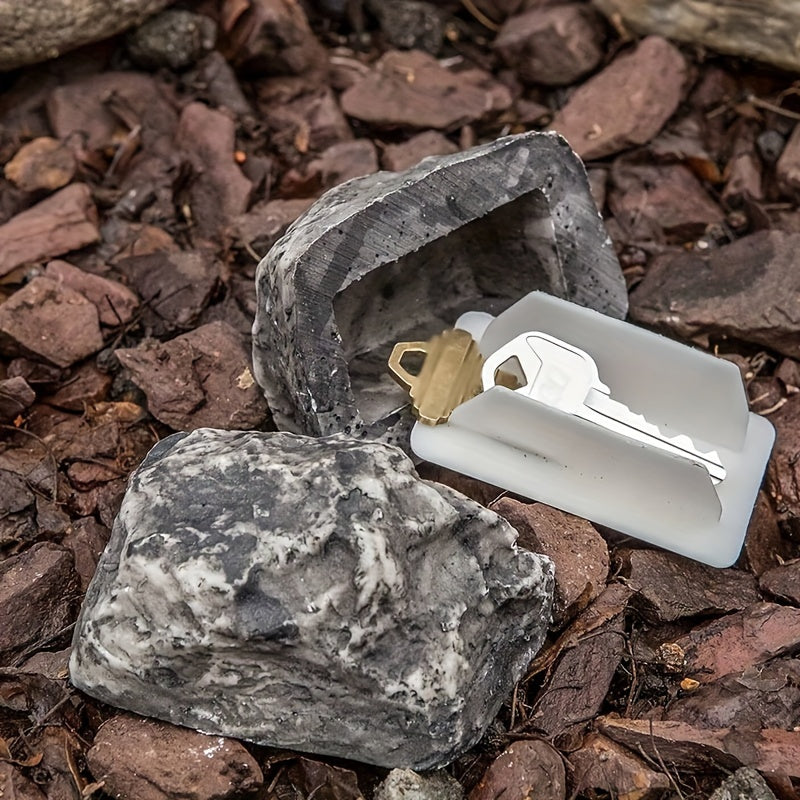 Outdoor Courtyard Home Key Box Small Stone Decoration