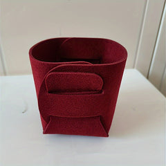 Felt Desktop Storage Box Makeup Brush Lipstick Finishing Storage Bucket