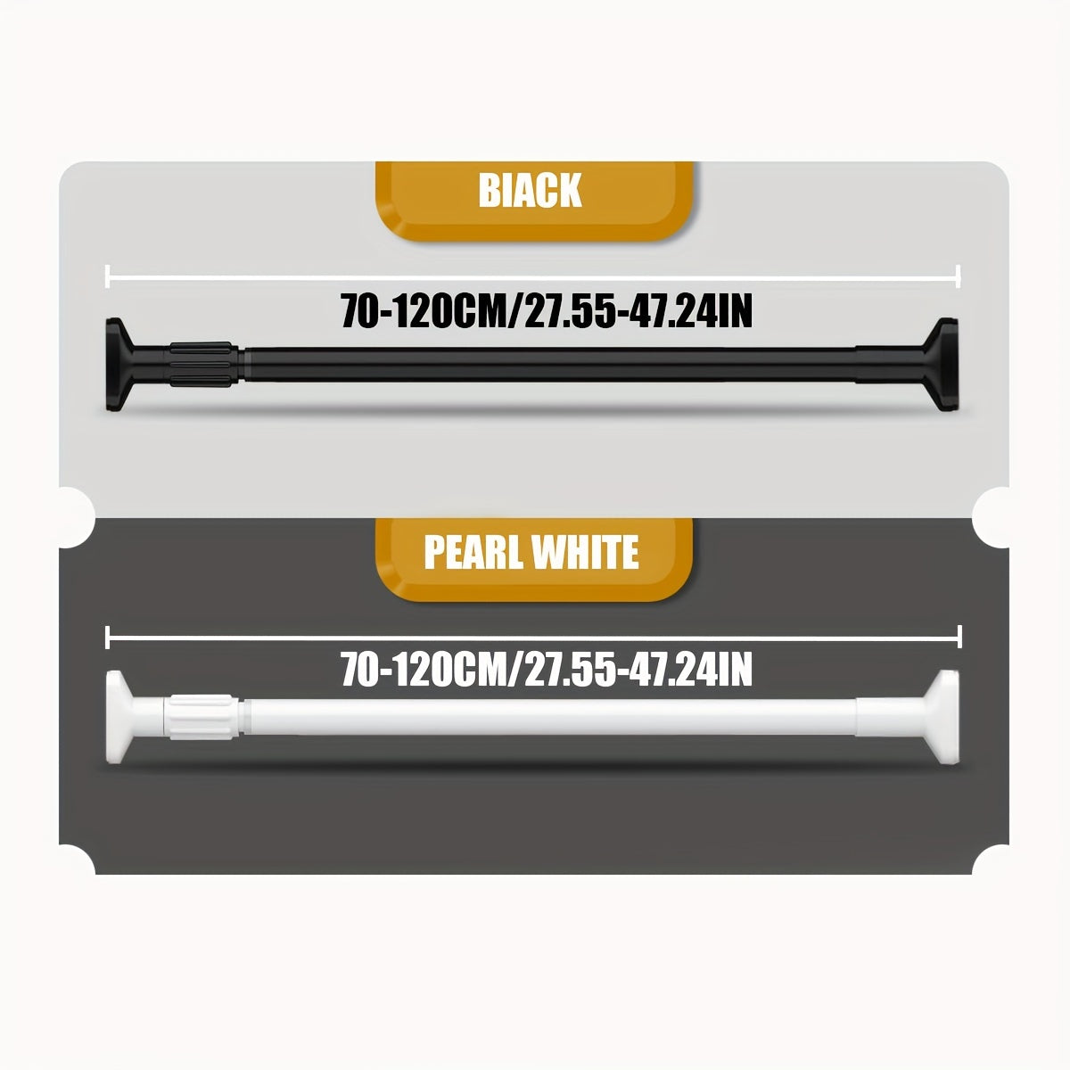Stainless Steel Telescopic Curtain Rod