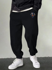 Men's Cartoon Death Print Joggers Casual Sweatpants