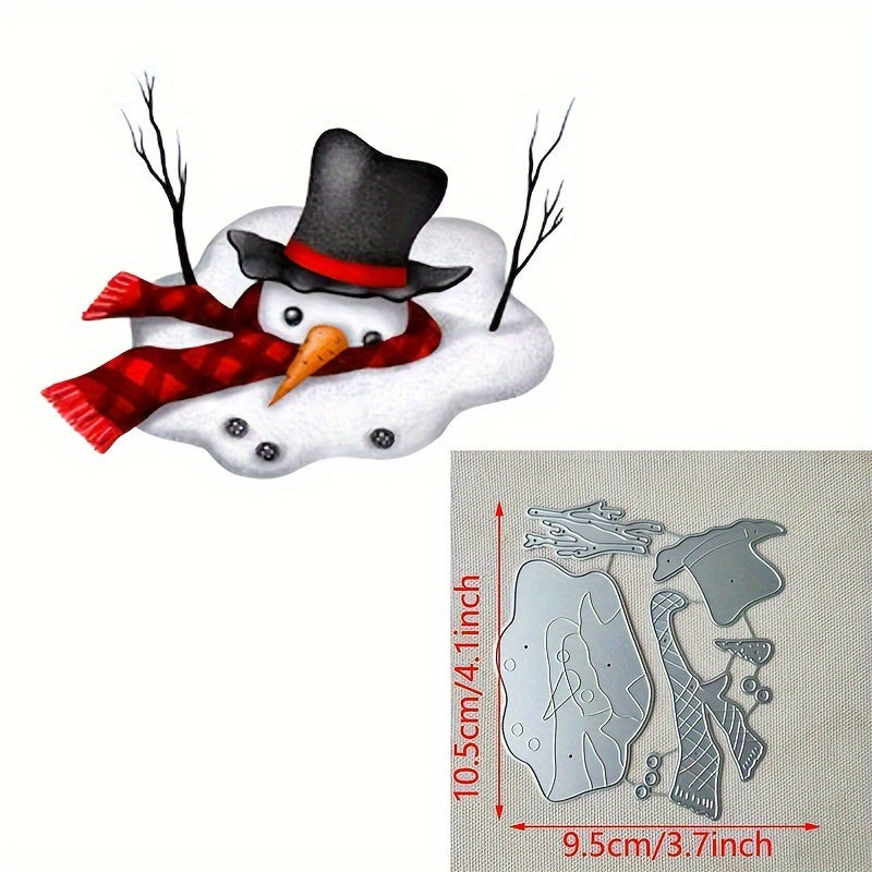 1pc Christmas Santa Claus Metal Cutting Dies Stencil Artistic Paper Embossing