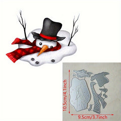 1pc Christmas Santa Claus Metal Cutting Dies Stencil Artistic Paper Embossing
