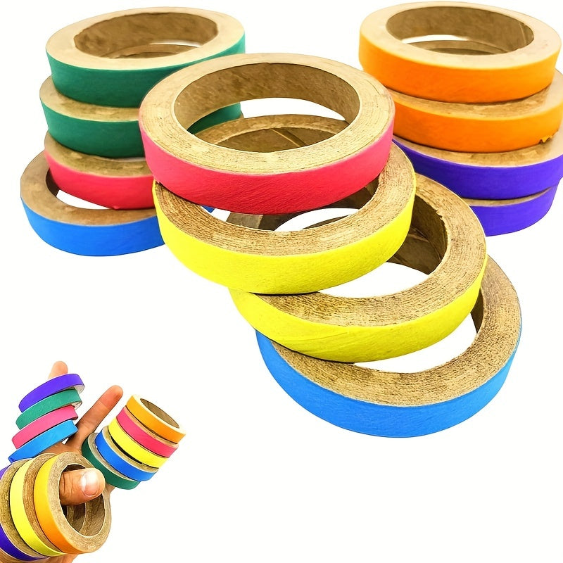 5pcs Parrot Toys Bird Toys Parrots Colored Bite Paper Rings