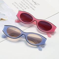 Oval Sunglasses UV Blocking Sun Glasses For Women Girls