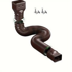 Retractable Downspout Extender Tool for Rain Gutter Drain
