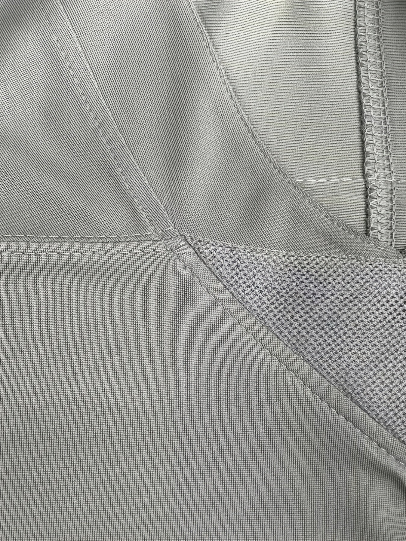 Men's Grey Football Jersey Embroidered V-Neck Shirt