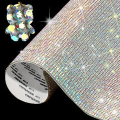Self Adhesive Rhinestone Stickers for DIY Clothing Shoes Bags Crafts