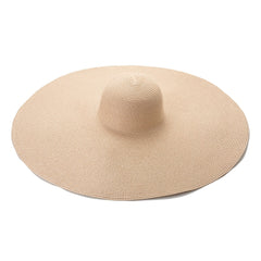Large Brim Straw Hat Solid Breathable Casual Sun Hat