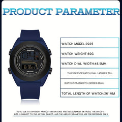 Sanda Electronic Digital Led Boy s Waterproof Sports Watch