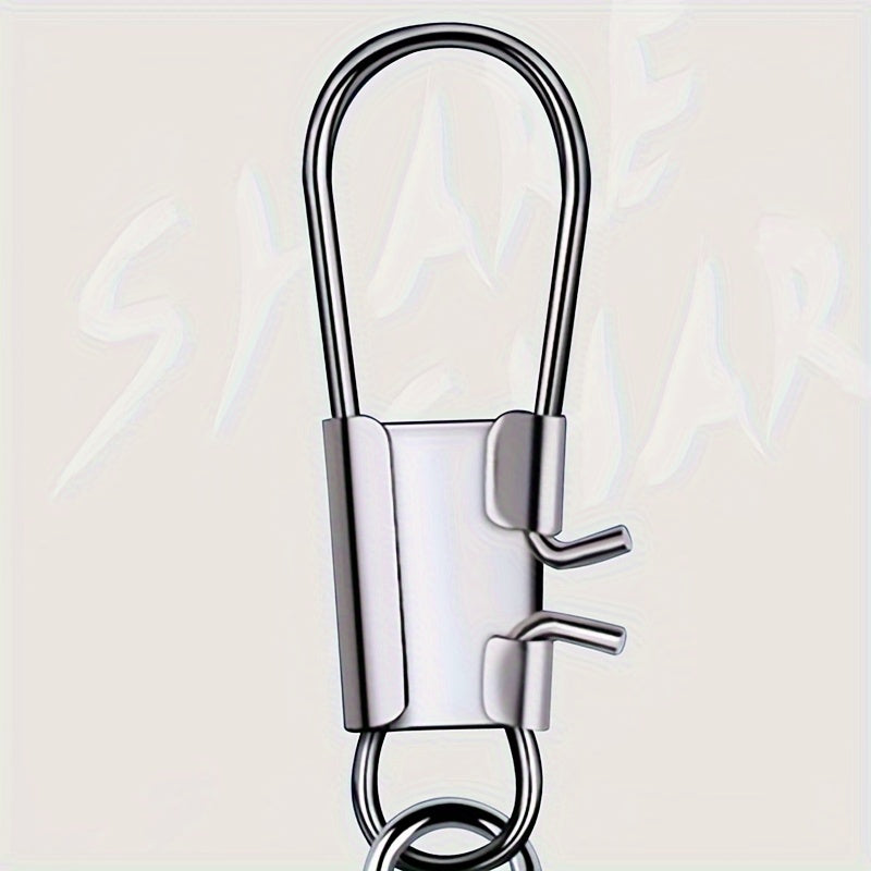 100pcs B Type Pin Connector Bottle Shaped Rotating Ring Fishing Gear Accessory