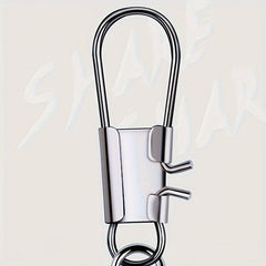 100pcs B Type Pin Connector Bottle Shaped Rotating Ring Fishing Gear Accessory