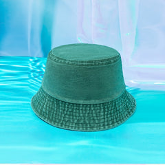 Distressed Bucket Hat Candy Denim Fisherman Cap